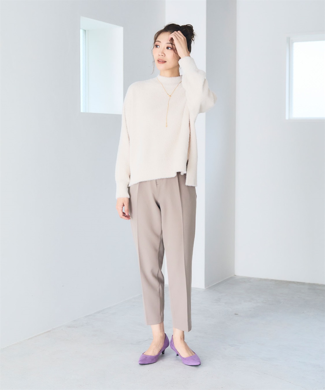 CROSS FUNCTION 《洗える・ストレッチ》正解ダブルクロステーパードパンツ【CF/クロスファンクション】_sub_13