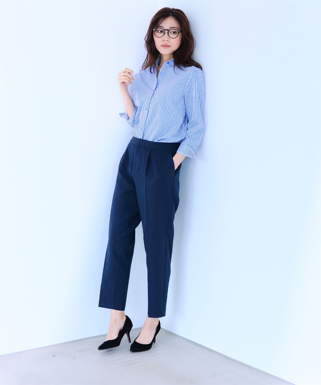 CROSS FUNCTION 《洗える・ストレッチ》正解ダブルクロステーパードパンツ【CF/クロスファンクション】_sub_18