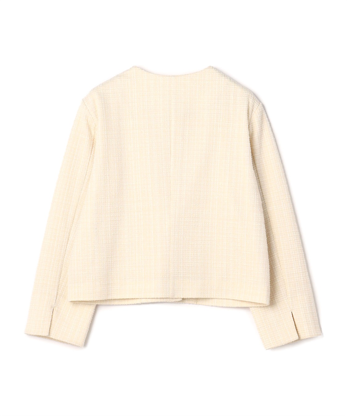 CROSS FUNCTION 《洗える》正解 ツイードノーカラージャケット【CF/クロスファンクション】_sub_18