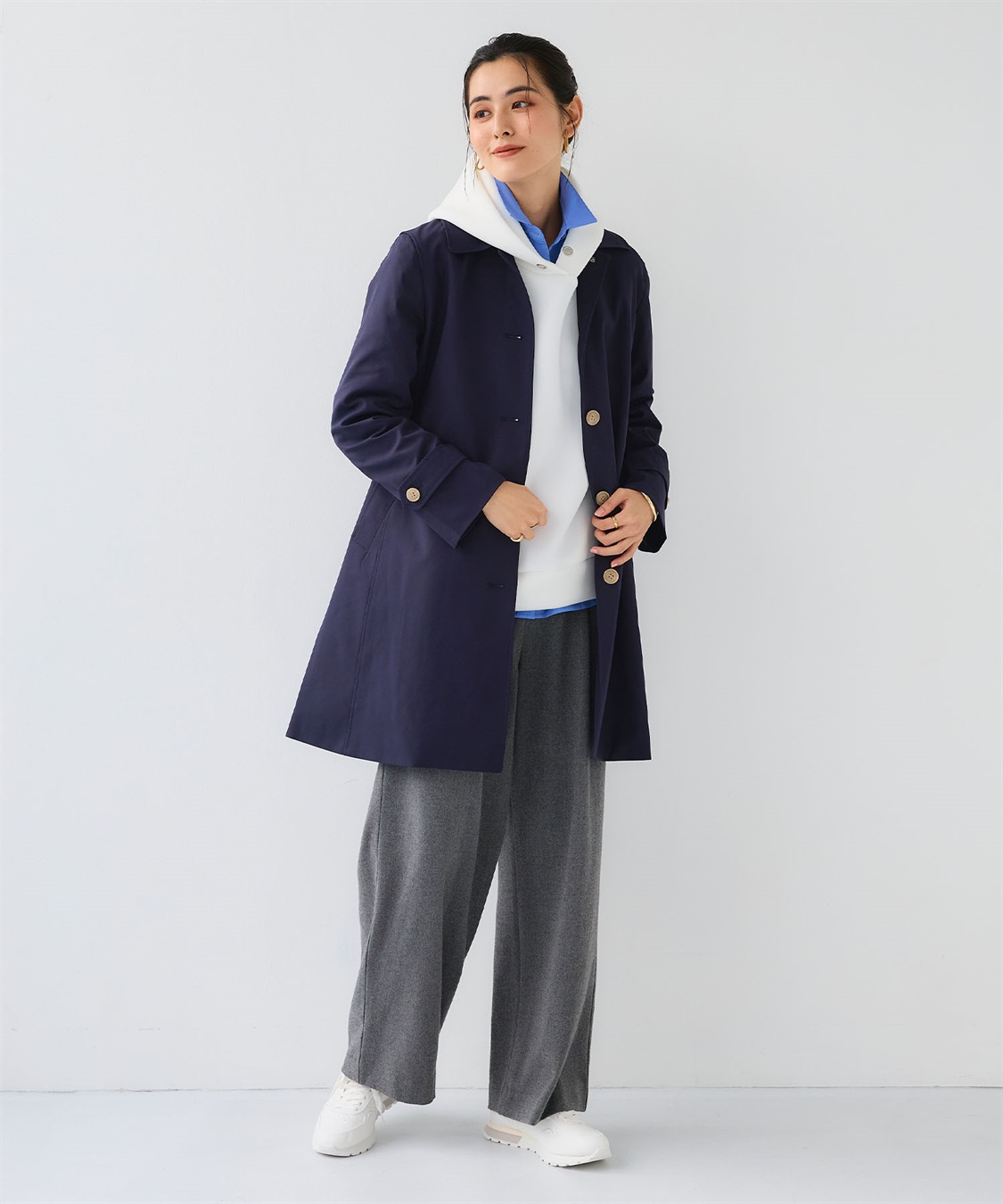 CROSS FUNCTION 《撥水》アクティかる ストレッチツイルステンカラーコート【CF/クロスファンクション】_sub_17