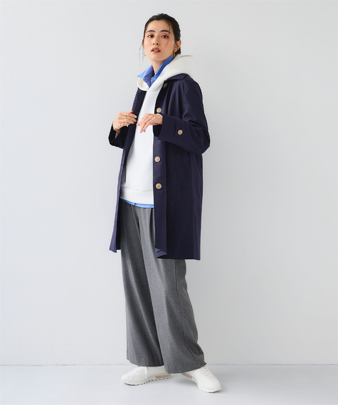 CROSS FUNCTION 《撥水》アクティかる ストレッチツイルステンカラーコート【CF/クロスファンクション】_sub_19