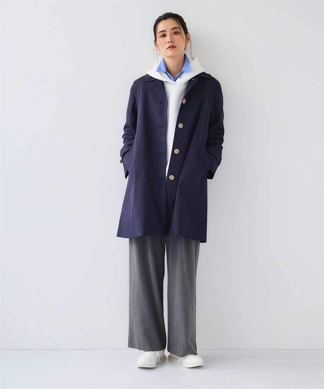 CROSS FUNCTION 《撥水》アクティかる ストレッチツイルステンカラーコート【CF/クロスファンクション】_sub_20