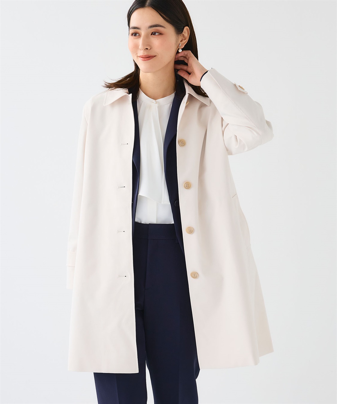 CROSS FUNCTION 《撥水》アクティかる ストレッチツイルステンカラーコート【CF/クロスファンクション】_sub_21