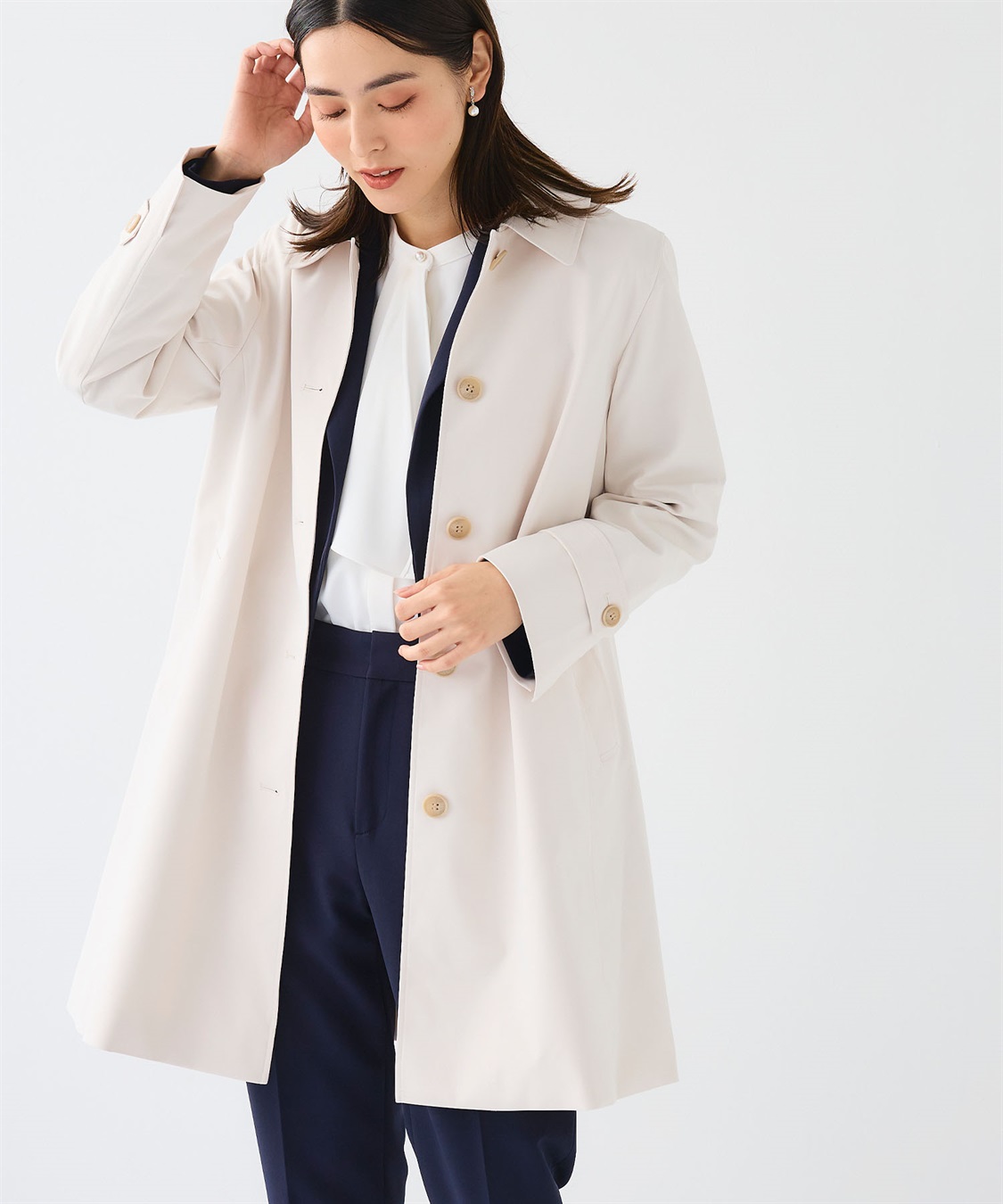 CROSS FUNCTION 《撥水》アクティかる ストレッチツイルステンカラーコート【CF/クロスファンクション】_sub_23