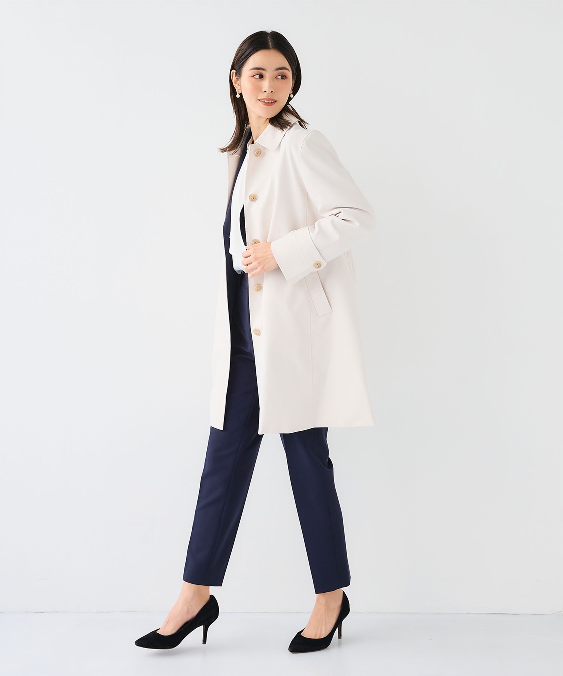 CROSS FUNCTION 《撥水》アクティかる ストレッチツイルステンカラーコート【CF/クロスファンクション】_sub_26