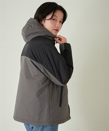 Life Style by cross marche 《WEB限定》配色切替 中綿フェイクダウン ジャケット_subthumb_16