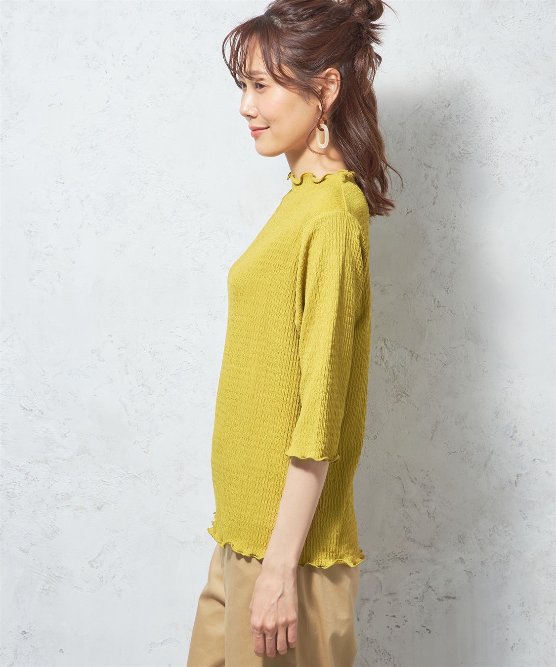 Petit Honfleur シャーリングジャガードプルオーバー_sub_1