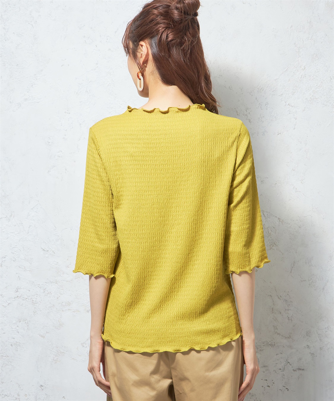 Petit Honfleur シャーリングジャガードプルオーバー_sub_2