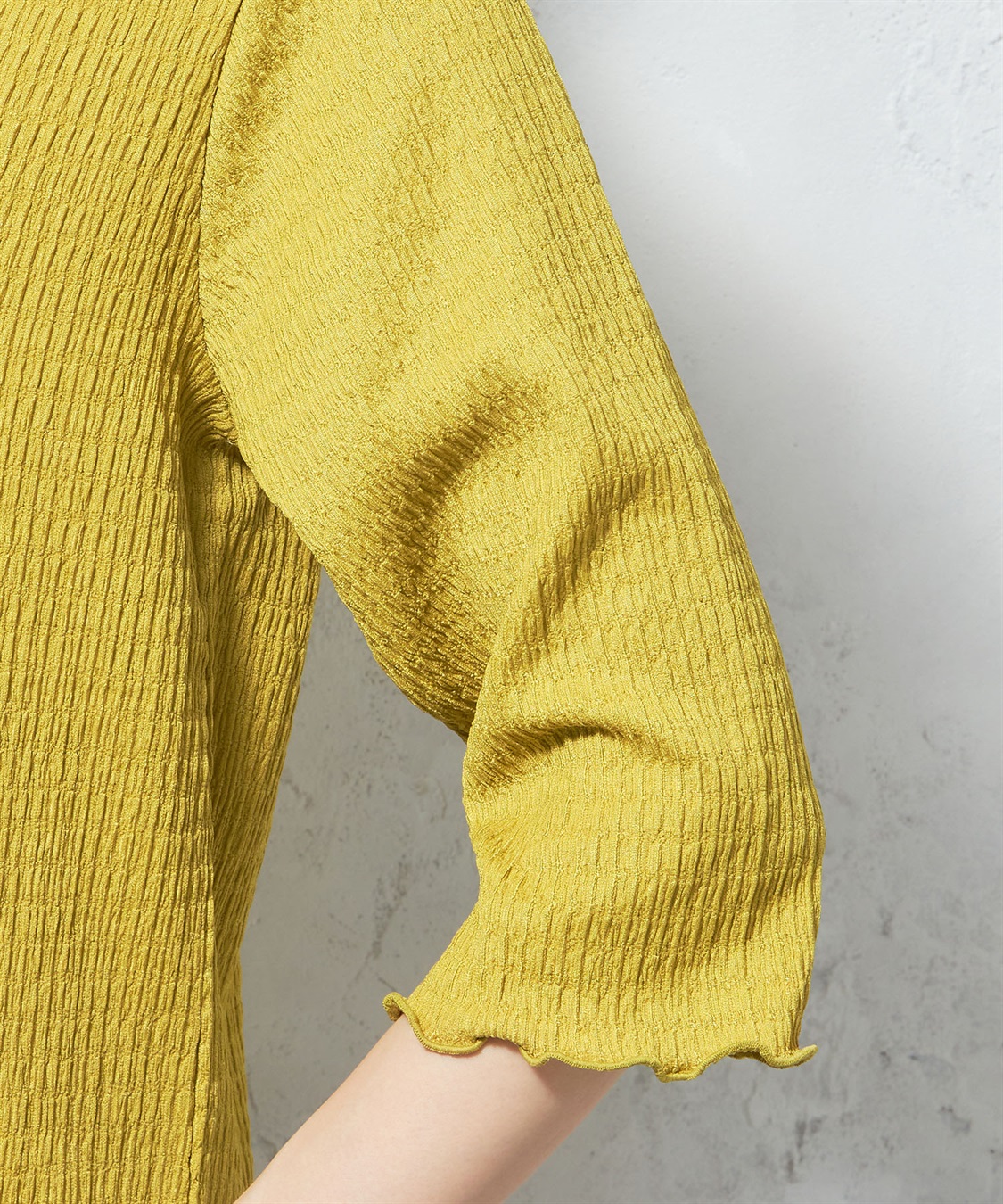 Petit Honfleur シャーリングジャガードプルオーバー_sub_4