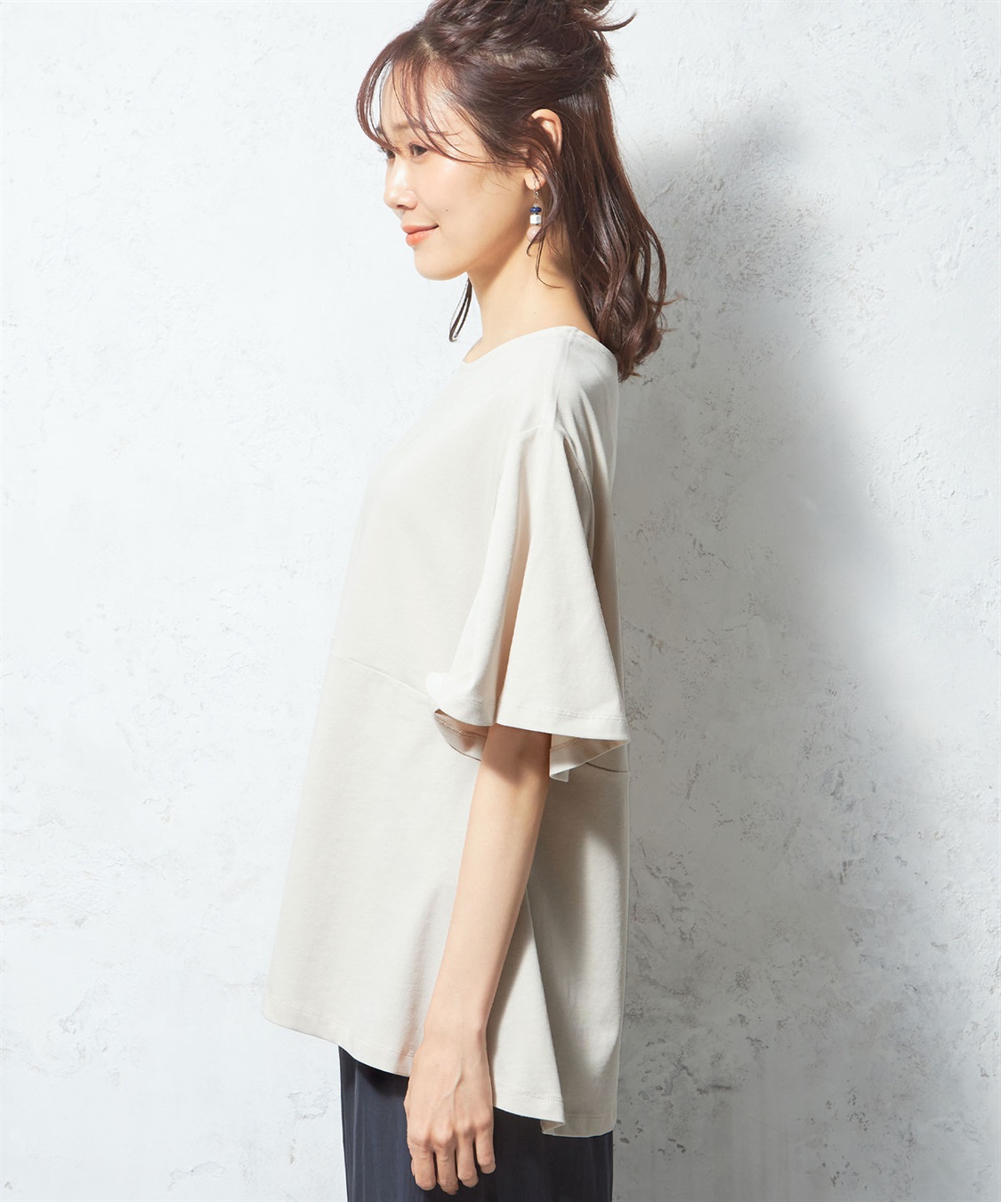 Petit Honfleur フレアスリーブプルオーバー_sub_1