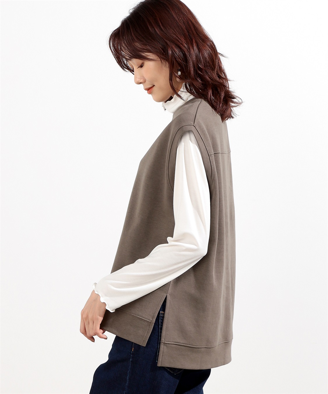 Petit Honfleur カットソーベスト_sub_1