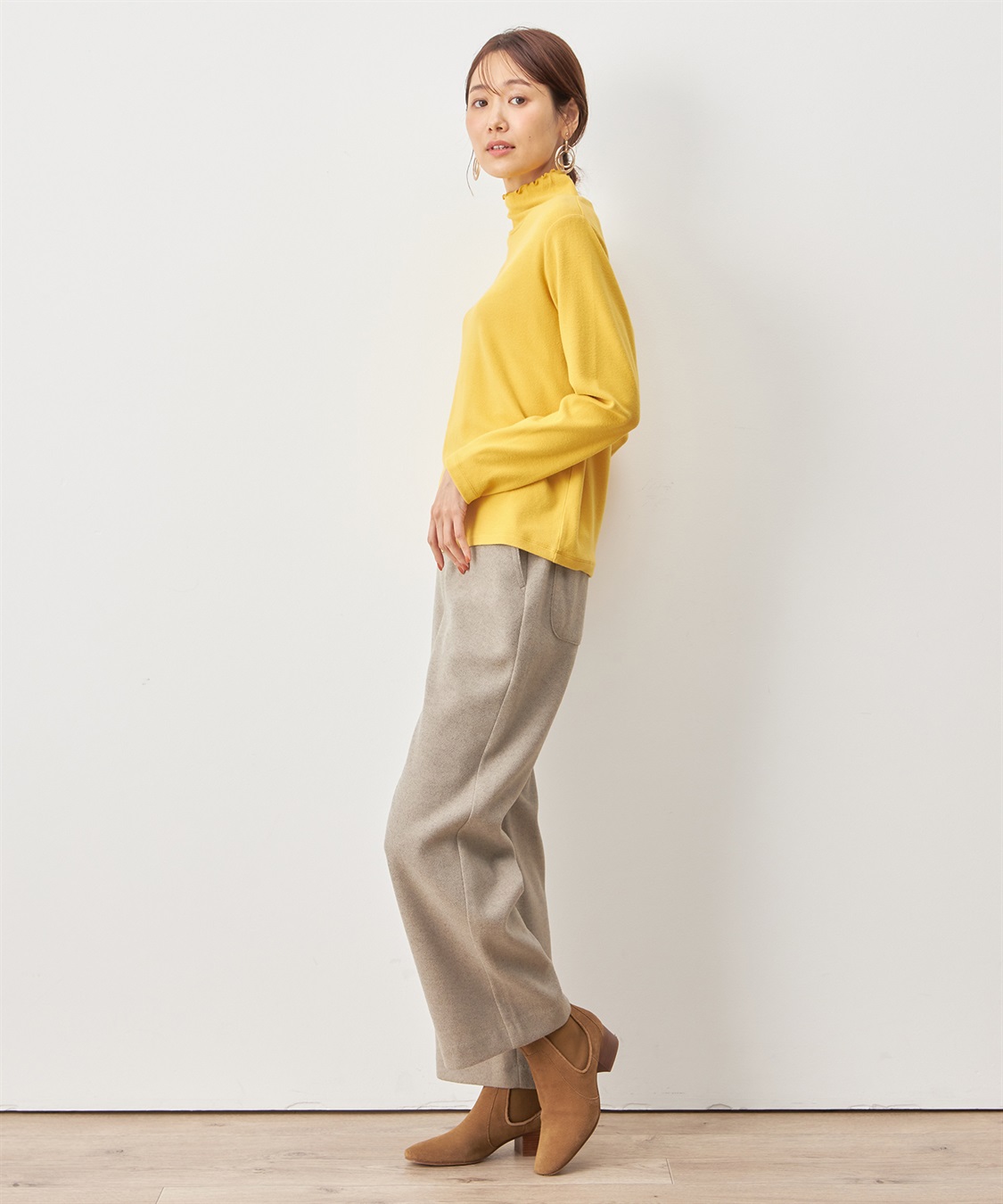 Petit Honfleur メロークシュハイネックTシャツ_sub_1