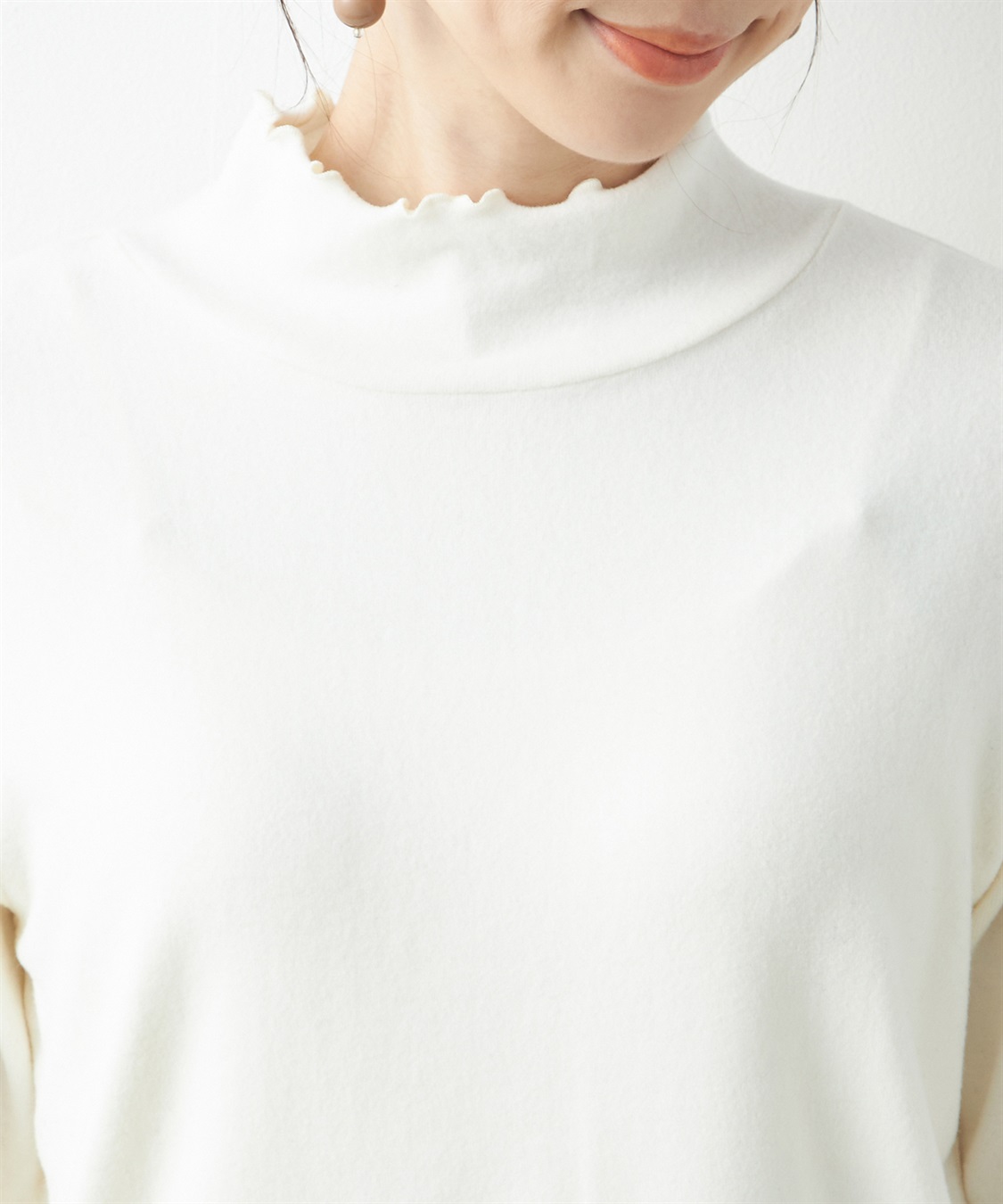 Petit Honfleur メロークシュハイネックプルオーバー_sub_3