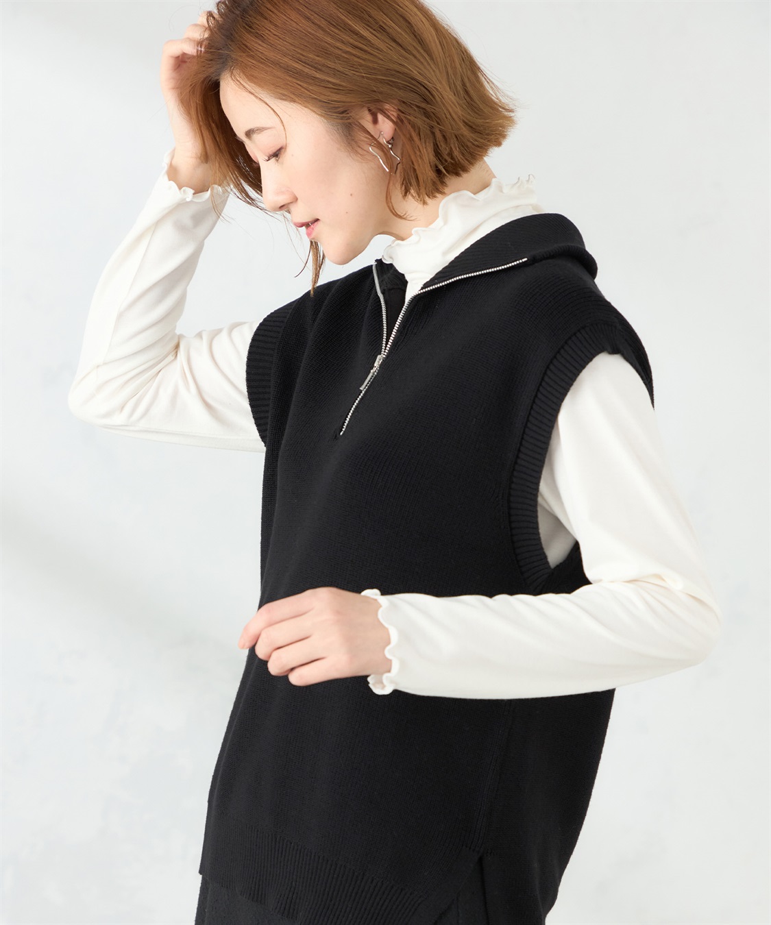 Petit Honfleur ハイネックTシャツ_sub_10