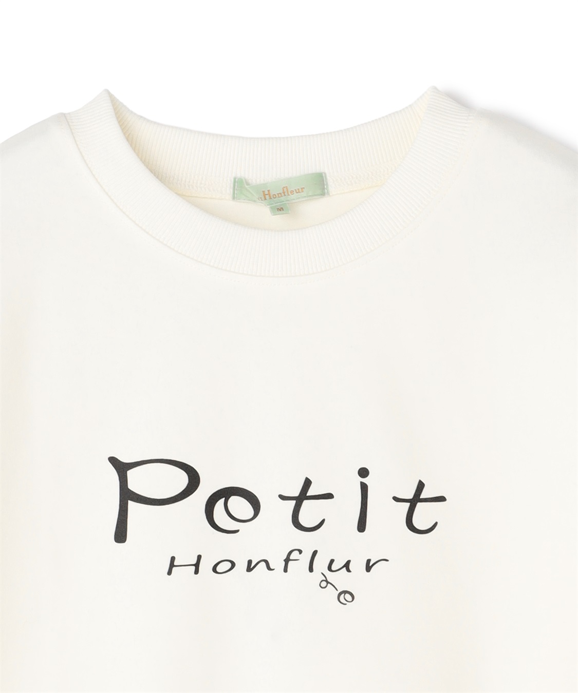 Petit Honfleur ロゴダンボールプルオーバー_sub_4