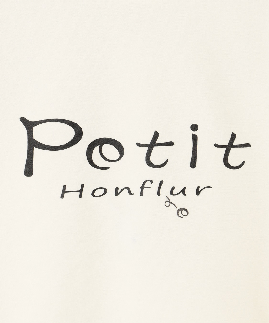 Petit Honfleur ロゴダンボールプルオーバー_sub_5