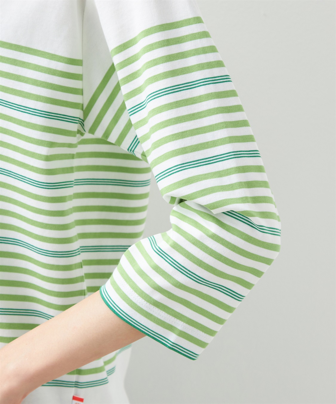 Petit Honfleur パネルボーダーTシャツ_sub_4