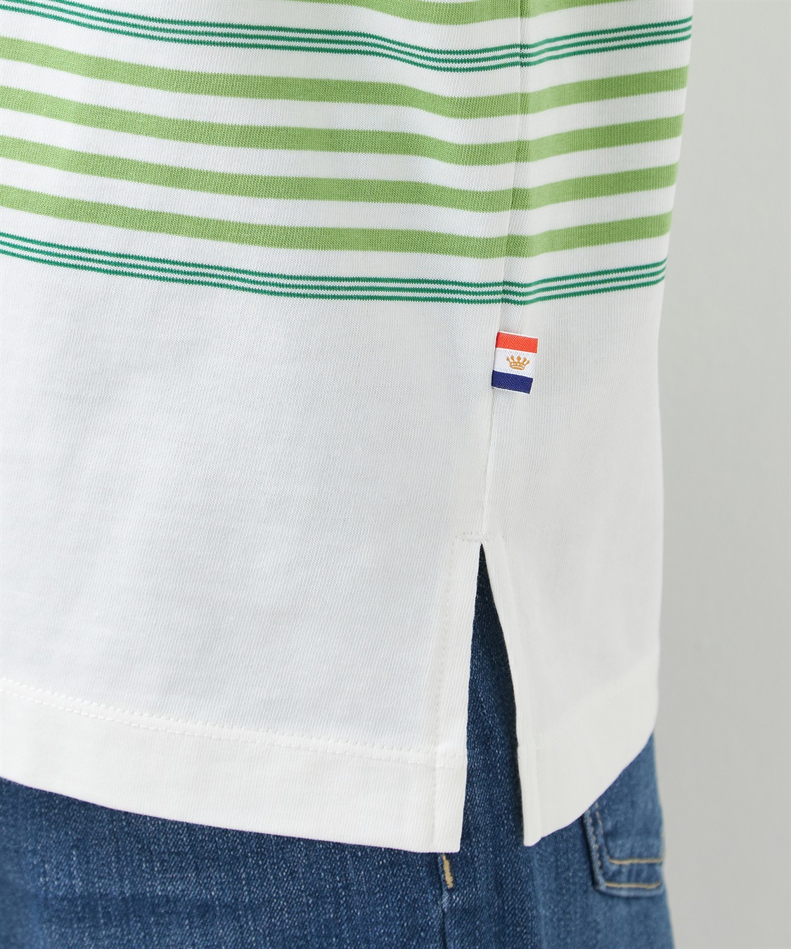 Petit Honfleur パネルボーダーTシャツ_sub_5