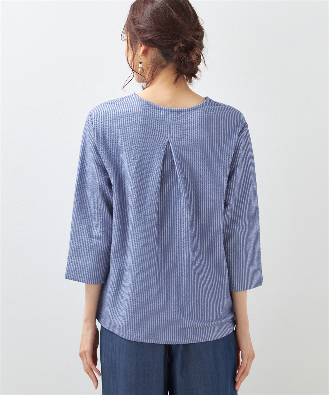 Petit Honfleur サッカーストライププルオーバー_sub_2