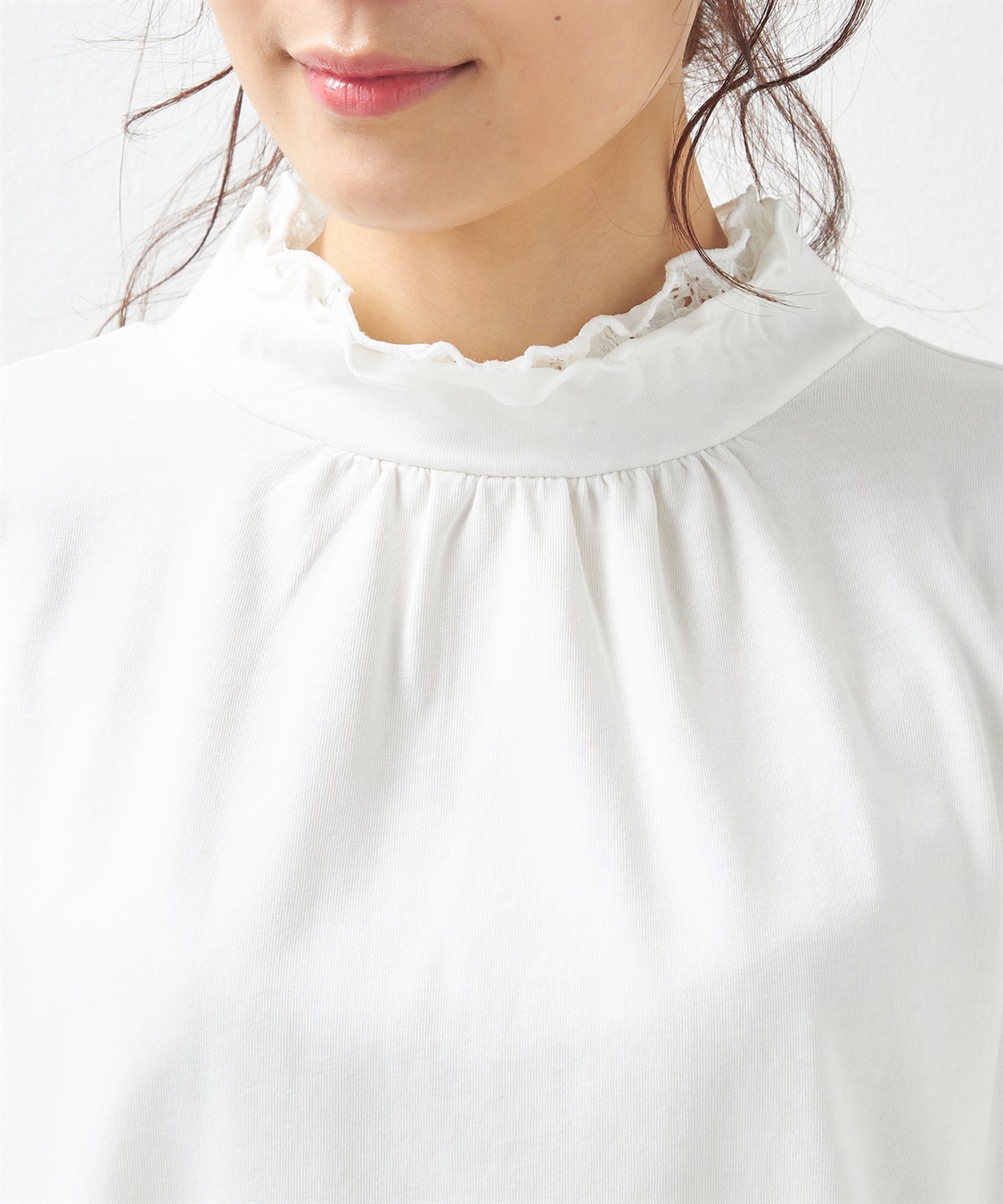 Petit Honfleur レースシャーリングプルオーバー_sub_3