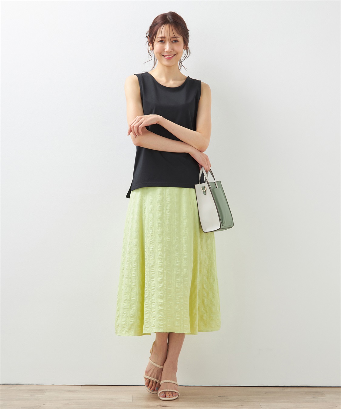 Petit Honfleur 汗じみ防止加工タンクトップ_sub_9