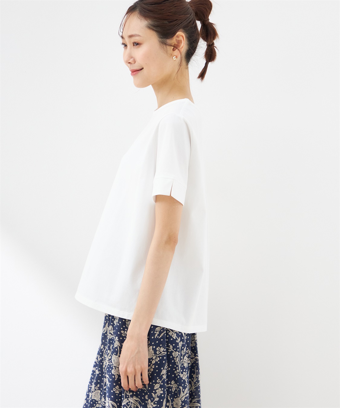 Petit Honfleur 【汗じみ防止】タックTシャツ_sub_1