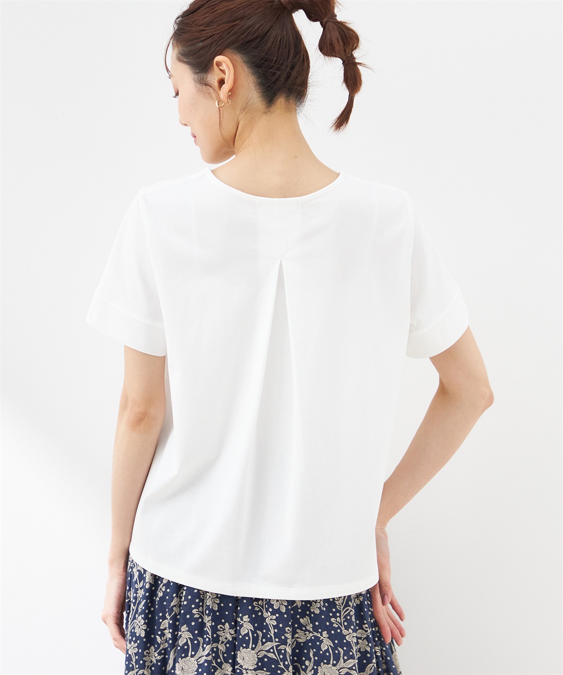 Petit Honfleur 【汗じみ防止】タックTシャツ_sub_2