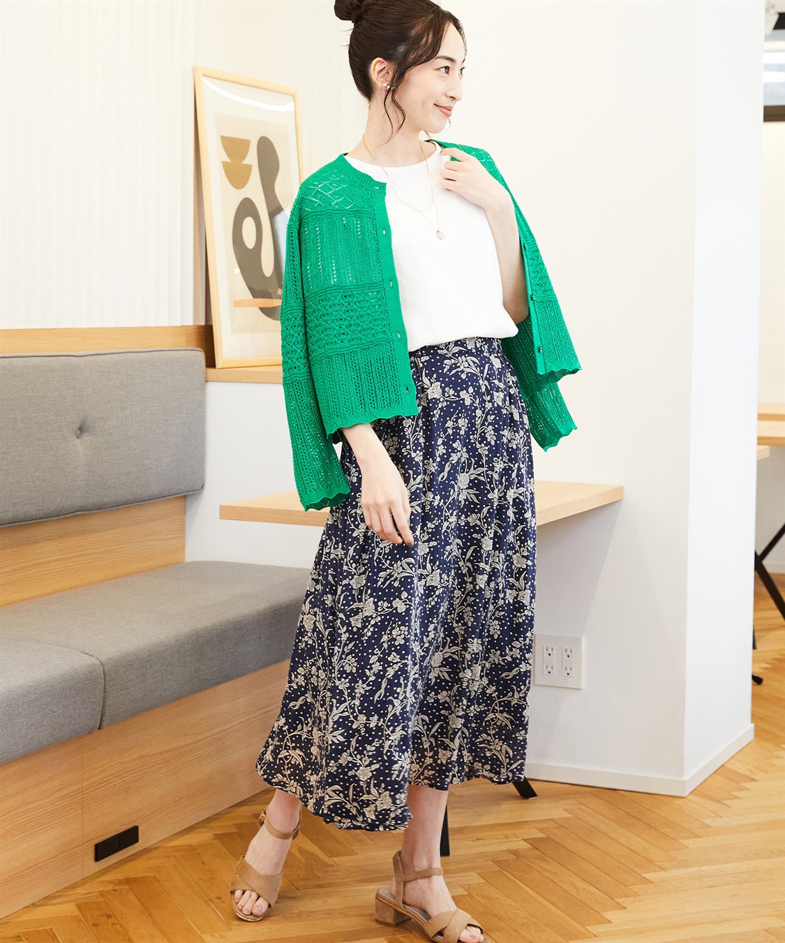 Petit Honfleur 【汗じみ防止】タックTシャツ_sub_12