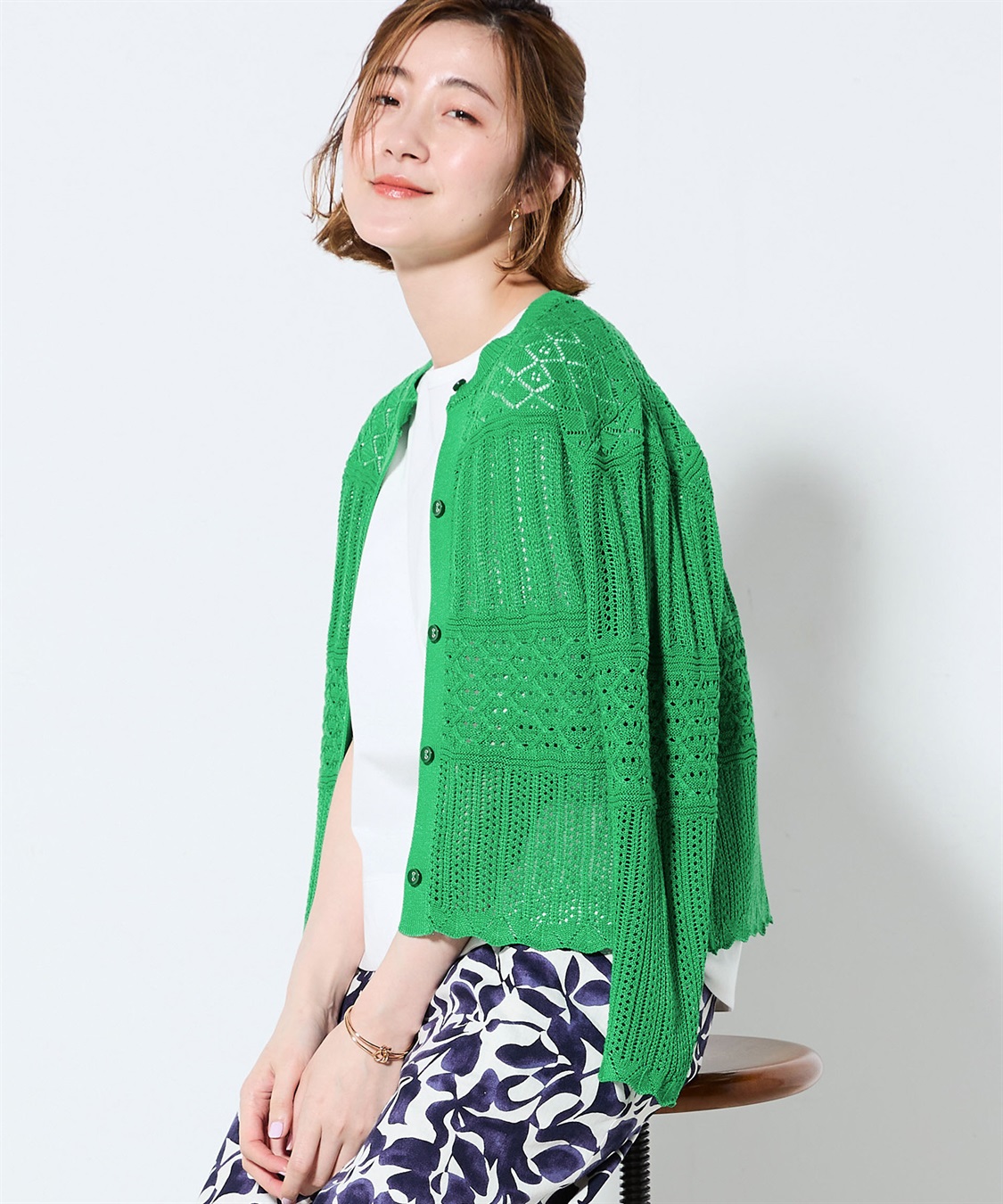 Petit Honfleur 【汗じみ防止】ラグランTシャツ_sub_10