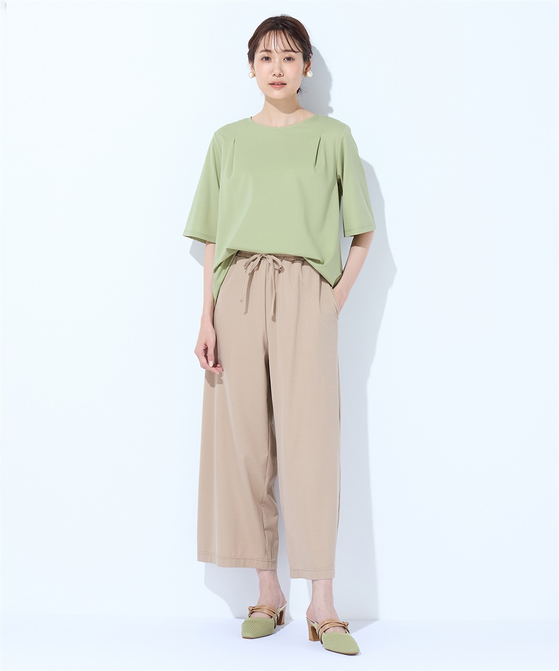 Petit Honfleur 【冷感】フレアスリーブブラウス_sub_8