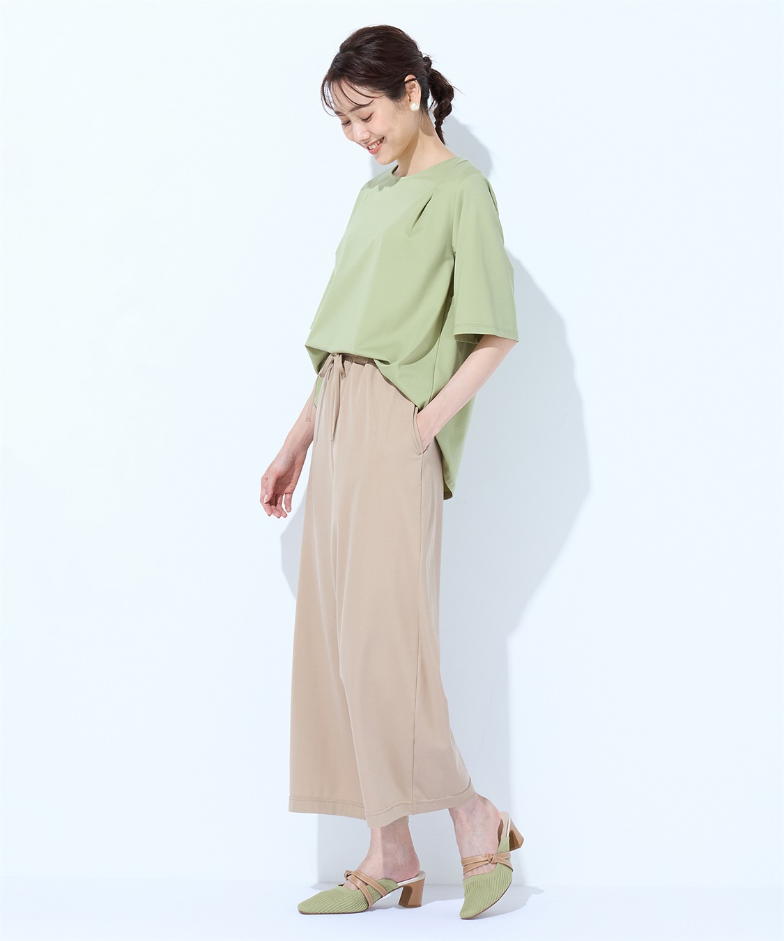 Petit Honfleur 【冷感】フレアスリーブブラウス_sub_9