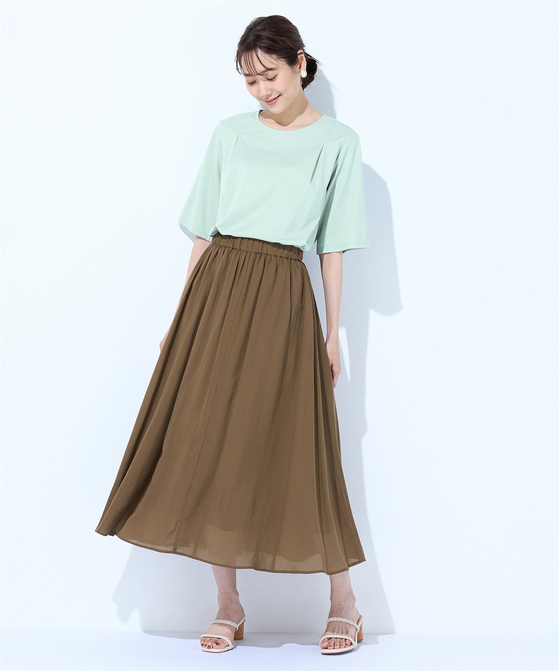 Petit Honfleur 【冷感】フレアスリーブブラウス_sub_11