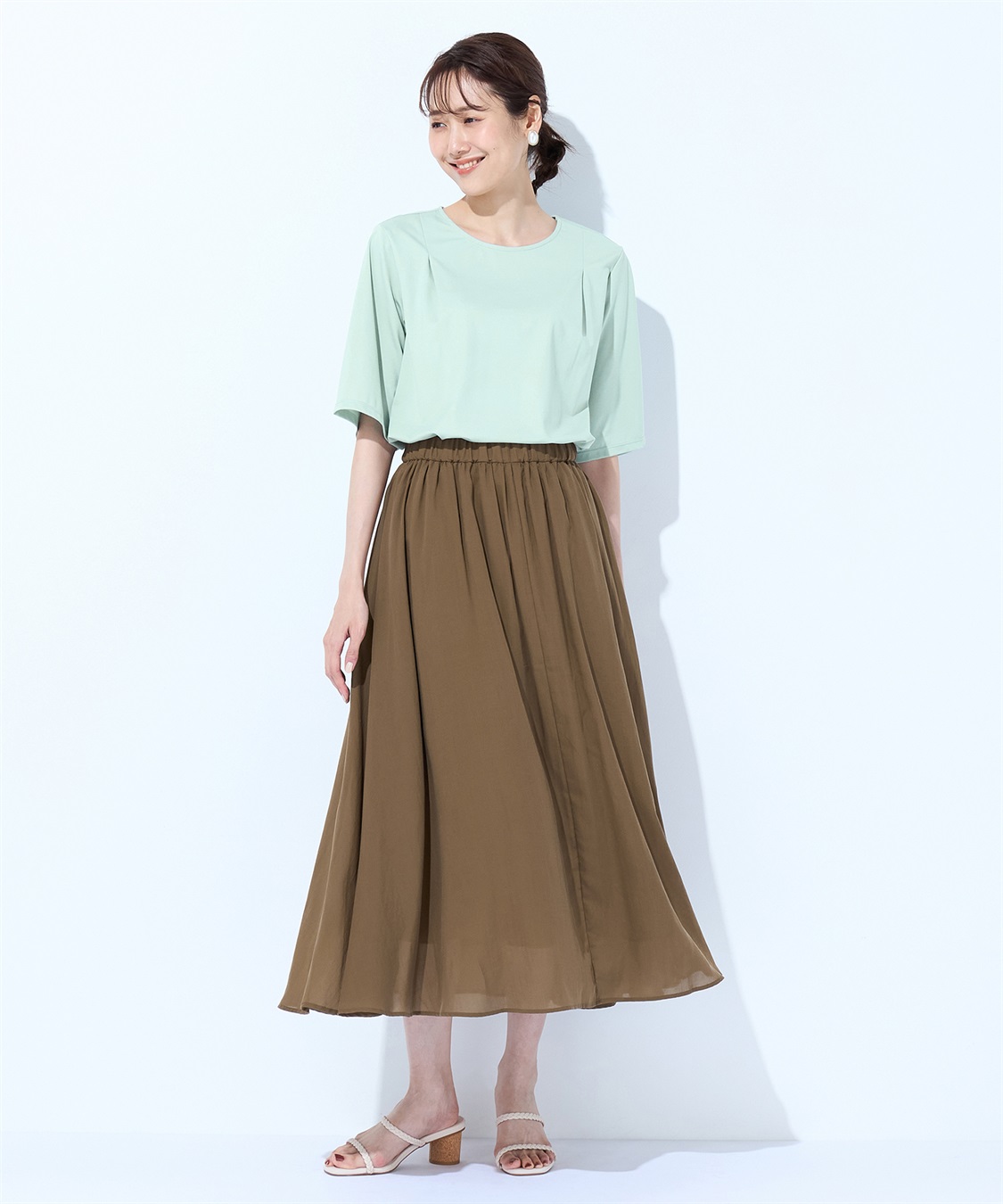 Petit Honfleur 【冷感】フレアスリーブブラウス_sub_12