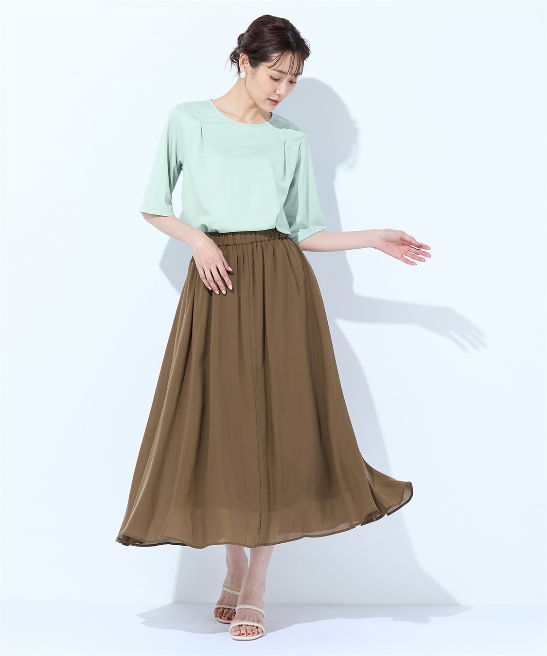 Petit Honfleur 【冷感】フレアスリーブブラウス_sub_13