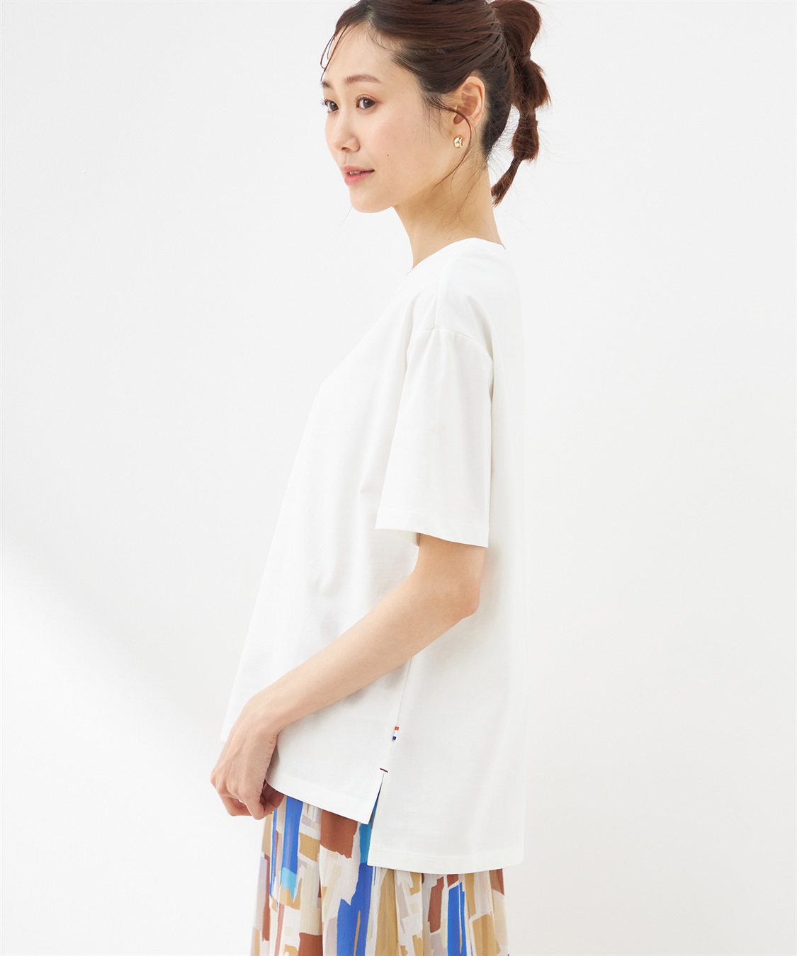 Petit Honfleur ロゴプリントTシャツ_sub_1