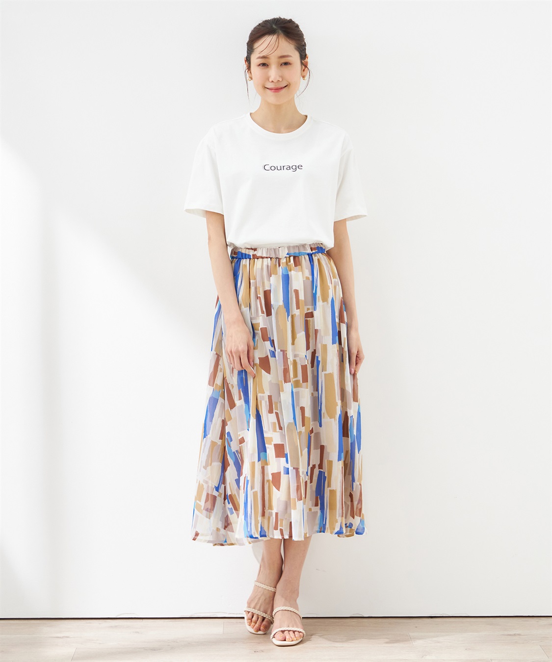 Petit Honfleur ロゴプリントTシャツ_sub_10