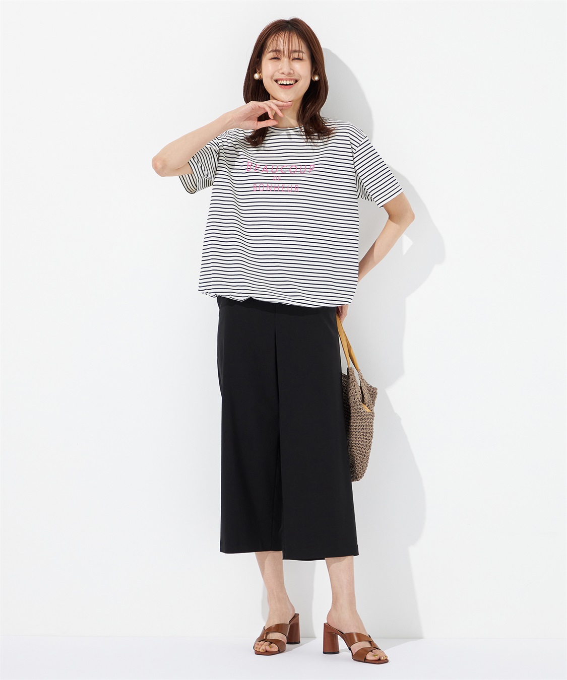 Petit Honfleur ドロストTシャツ_sub_13