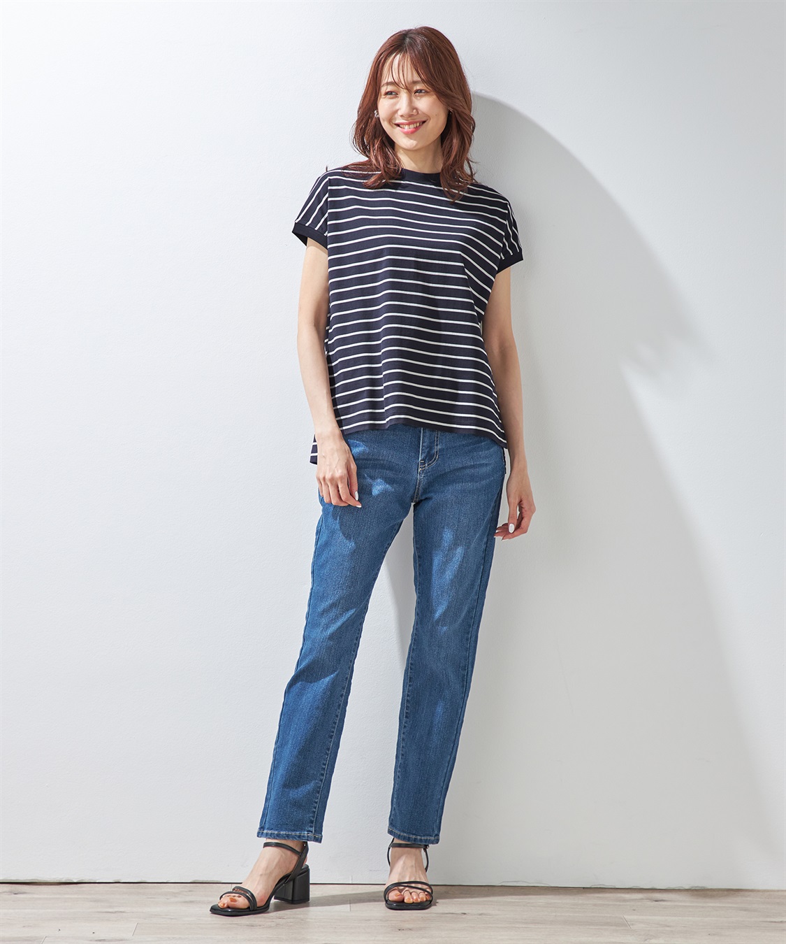 Petit Honfleur 【汗じみ防止】ボーダープルオーバー_sub_16