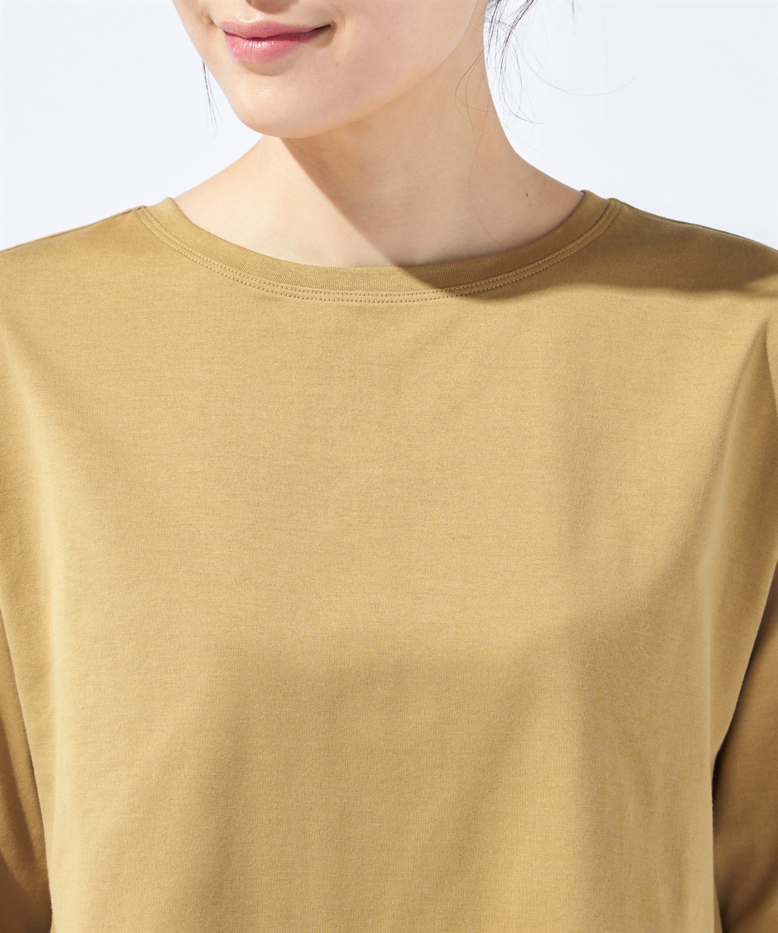 Petit Honfleur 【汗じみ防止・UVカット・冷感】バックタックTシャツ_sub_6