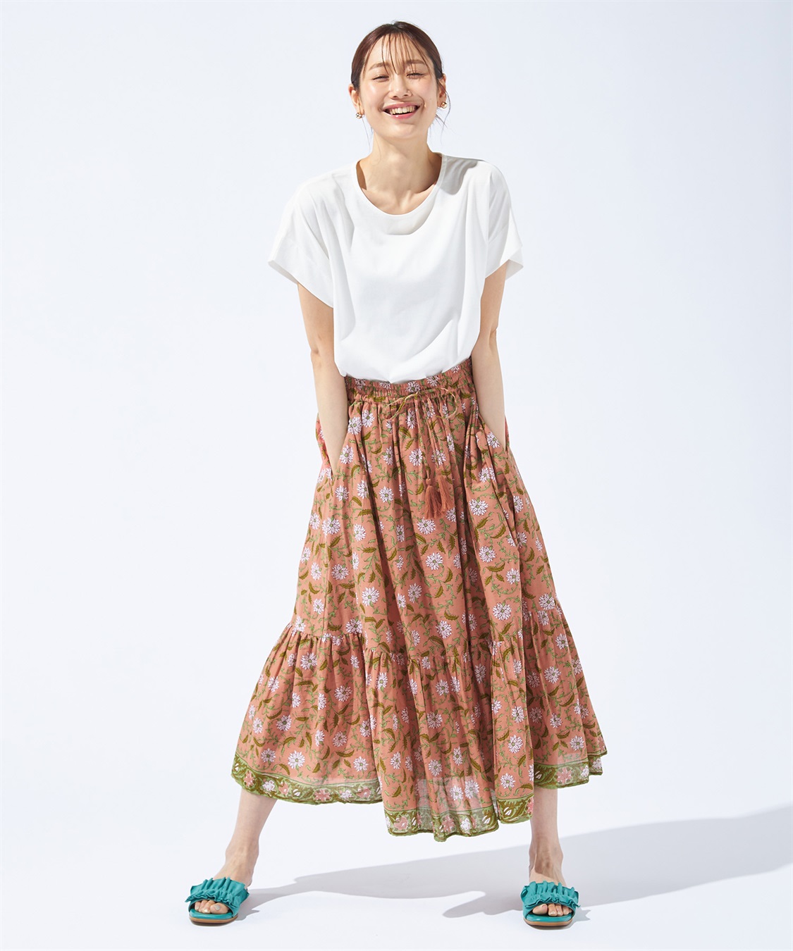 Petit Honfleur 【汗じみ防止・UVカット・冷感】フレンチスリーブプルオーバー_sub_13