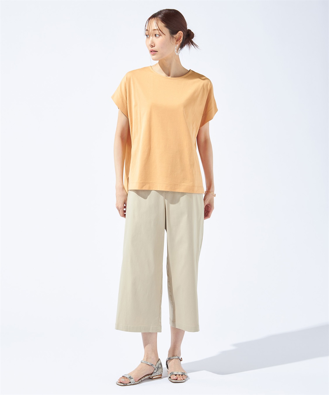 Petit Honfleur 【汗じみ防止・UVカット・冷感】フレンチスリーブプルオーバー_sub_18