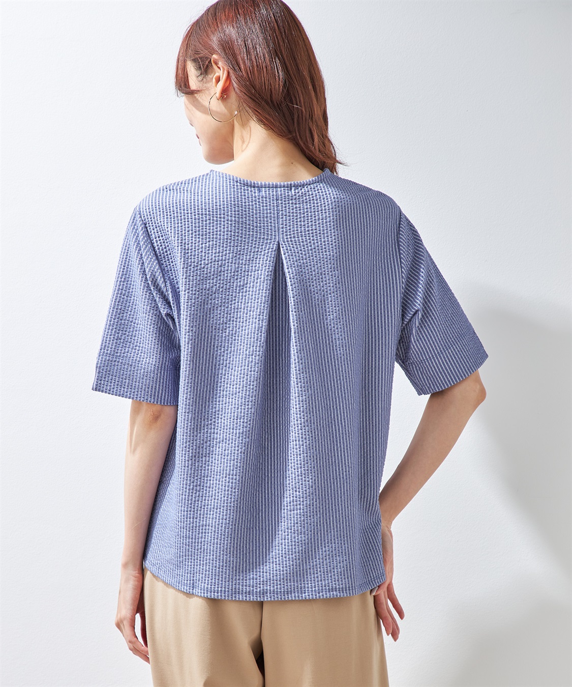 Petit Honfleur サッカーストライプTシャツ_sub_2