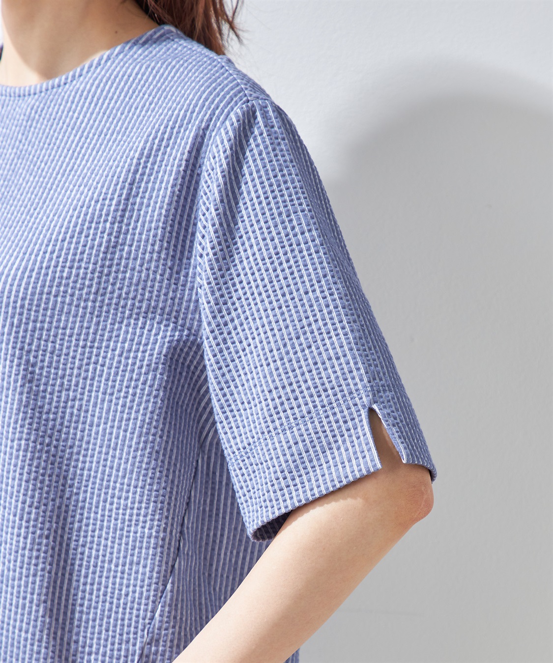 サッカーストライプTシャツ Petit Honfleur｜クロスプラス公式通販サイト