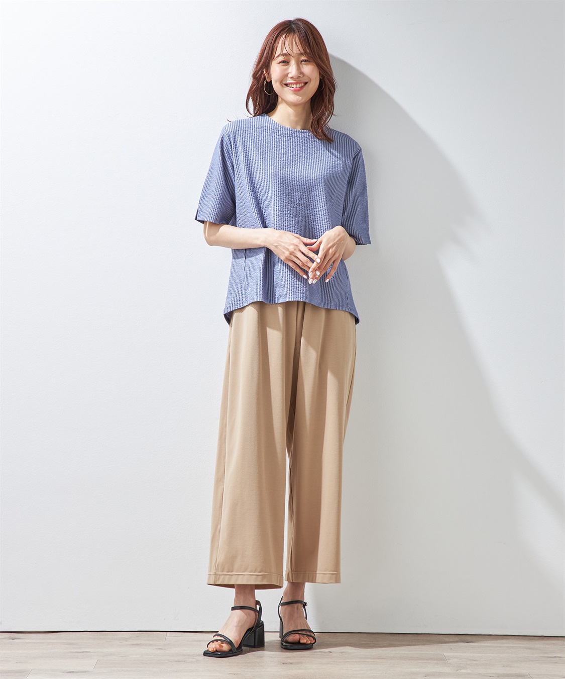 Petit Honfleur サッカーストライプTシャツ_sub_9