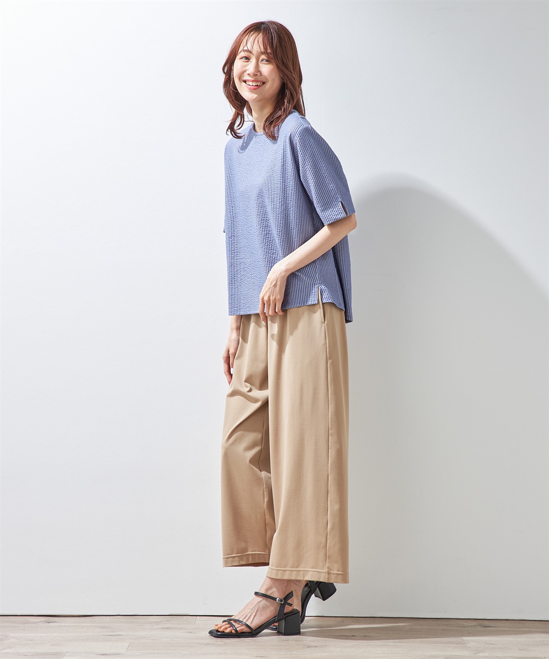 Petit Honfleur サッカーストライプTシャツ_sub_10