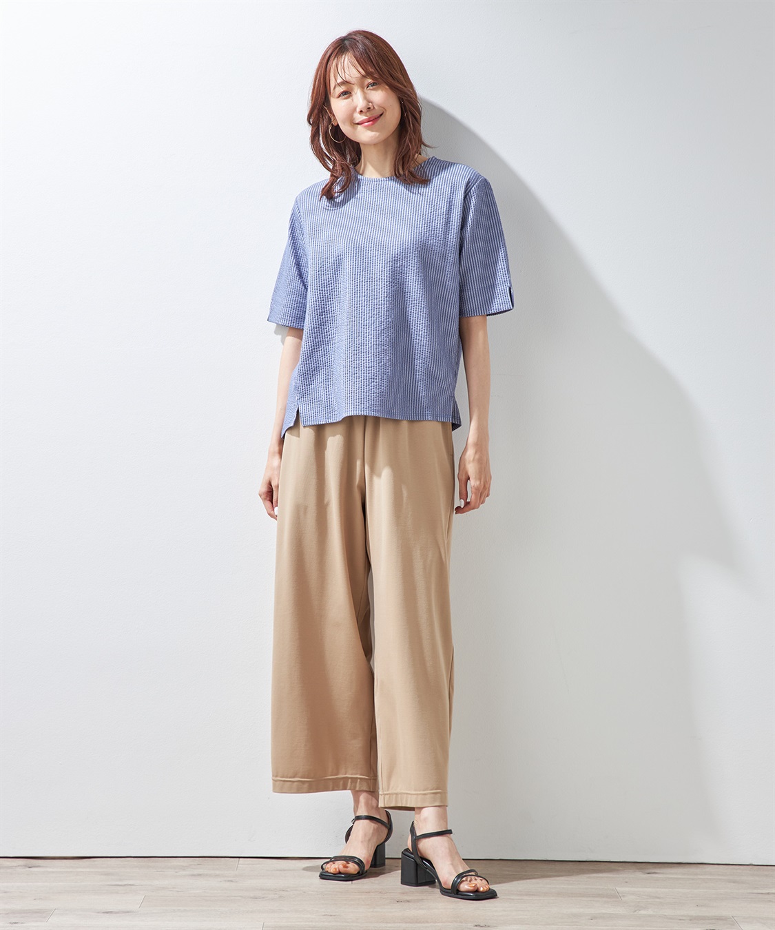 Petit Honfleur サッカーストライプTシャツ_sub_11