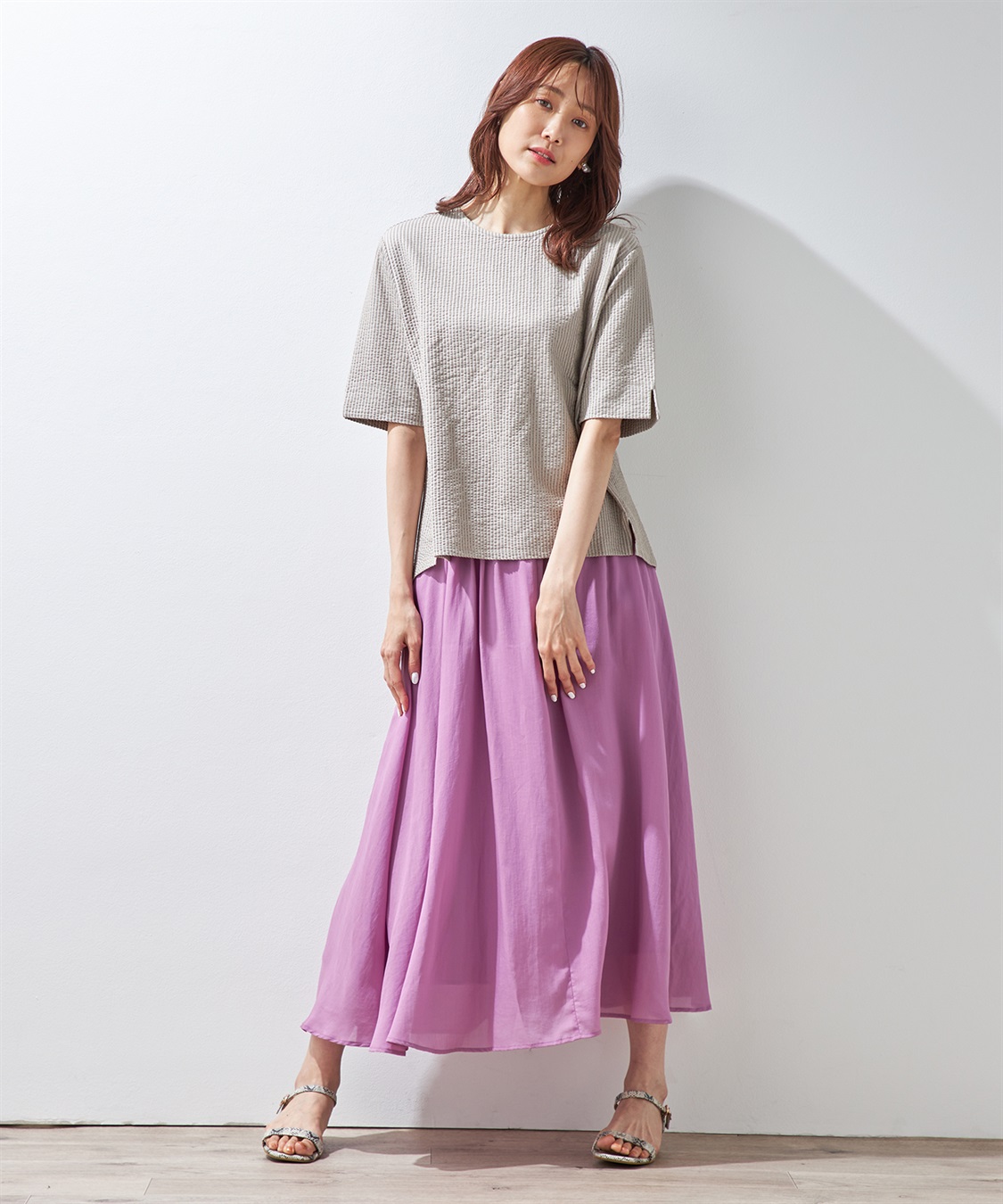 Petit Honfleur サッカーストライプTシャツ_sub_12