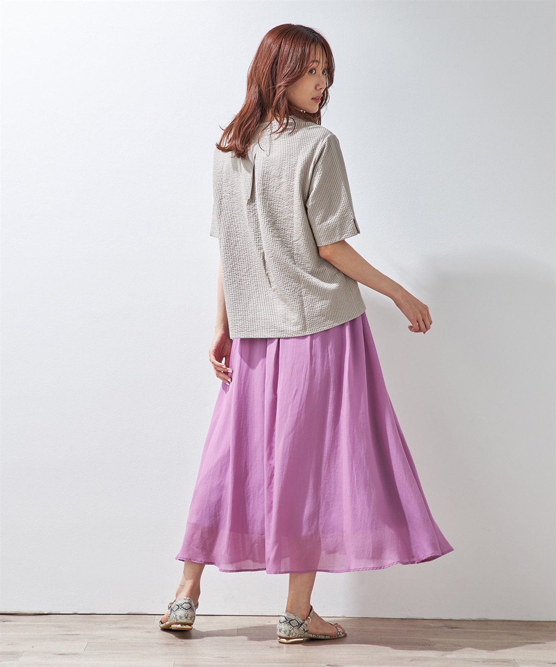 Petit Honfleur サッカーストライプTシャツ_sub_14