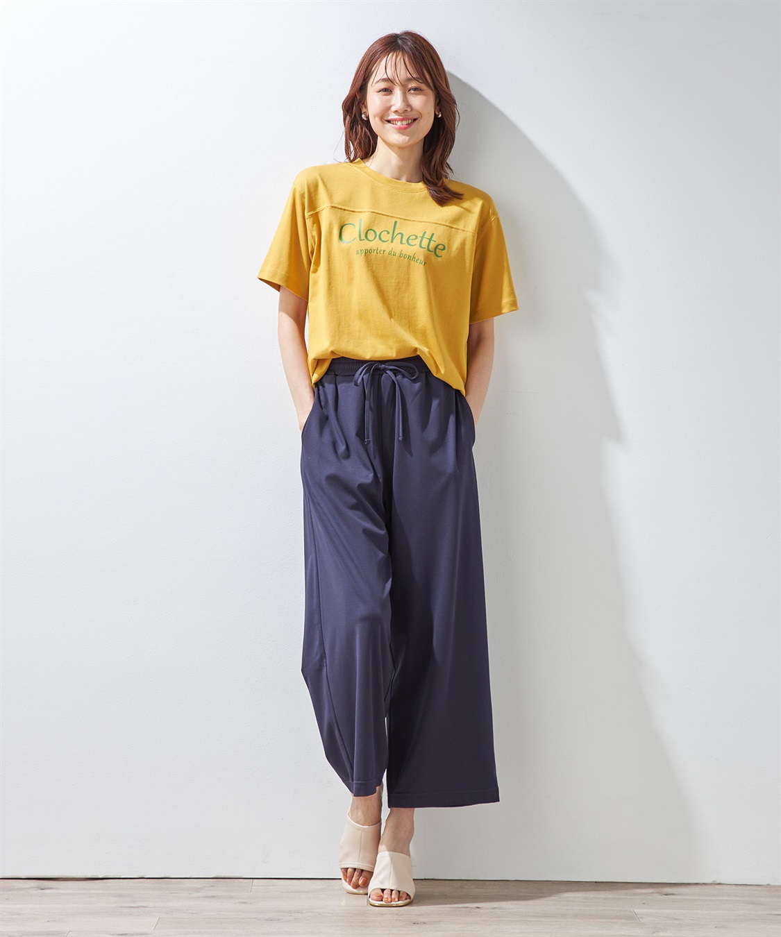 Petit Honfleur 切替ロゴTシャツ_sub_9