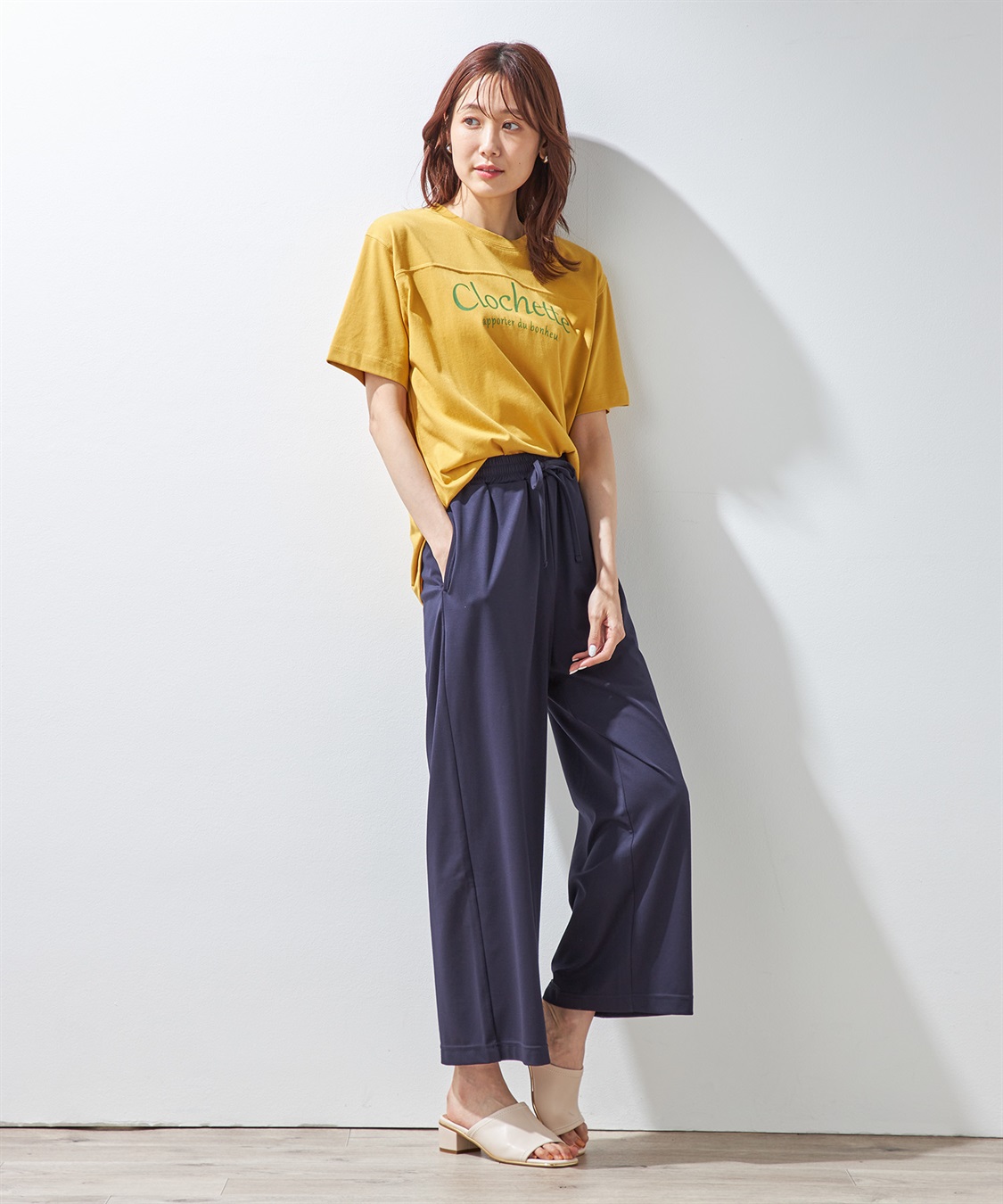 Petit Honfleur 切替ロゴTシャツ_sub_11